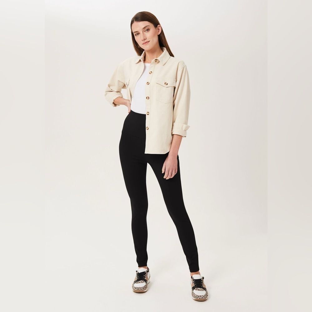 Hobbs London Black Aly Waist Sculpting Leggings Women's Size US 2 UK 6 NWT